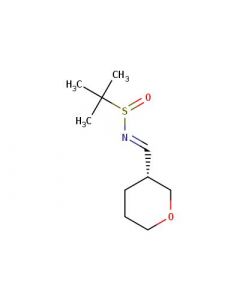 Astatech (R)-2-METHYL-N-((E)-(TETRAHYDRO-2H-PYRAN-3-YL)METHYLENE)PROPANE-2-SULFINAMIDE; 0.25G; Purity 95%; MDL-MFCD30829026